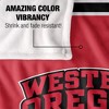 Western Oregon University Primary Logo Silky Touch Blanket White 50x60 - 4 of 4