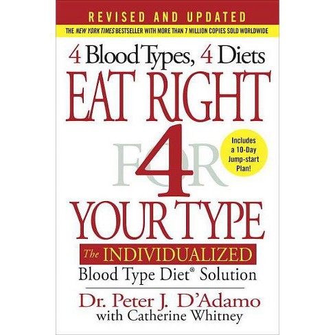 Eat Right 4 Your Type - by  Peter J D'Adamo & Catherine Whitney (Hardcover) - image 1 of 1