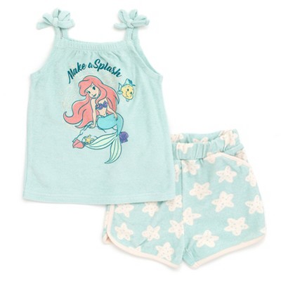 Disney Minnie Mouse Toddler Girls Tank Top And Dolphin Active Shorts Red 4t  : Target