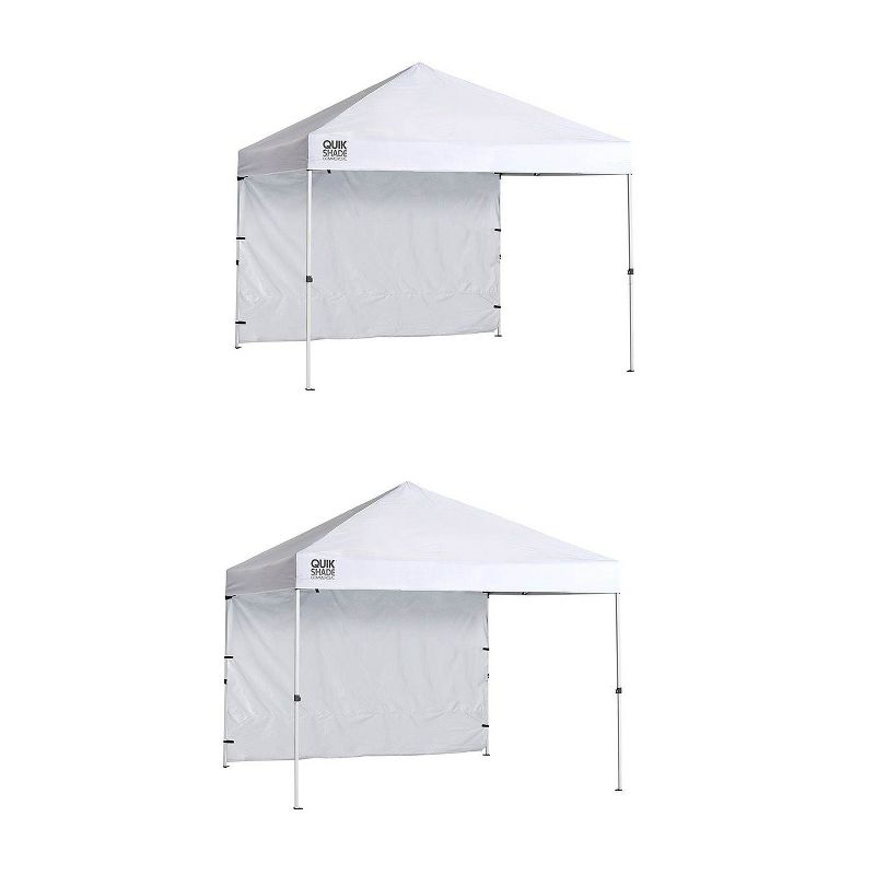 ShelterLogic Commercial C100 10 x 10 Foot Straight Leg Pop Up Canopy (2 Pack), 1 of 7