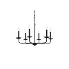 Elegant Lighting Cohen 30 inch pendant in black - 3 of 4