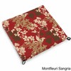 Blazing Needles, 20-inch by 19-inch Solid Outdoor Spun Polyester Chair Cushion - 2 of 2