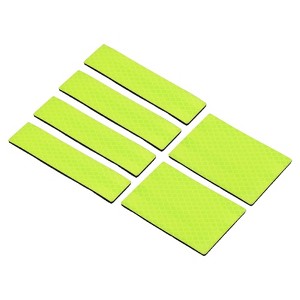Unique Bargains High Visibility Hook and Loop Embroidered Reflective Patch 6 Pcs - 1 of 4