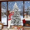 Whisen 7.5FT Snow Christmas Tree with 1762 Dense Snow-Flocked Branches, Flame-Retardant, Stable Metal Stand - 2 of 4