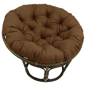 Blazing Needles, 48-inch Solid Outdoor Spun Polyester Papasan Cushion (Fits 46-inch Papasan Frame) - 1 of 1
