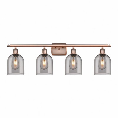 Bella - 4 Light Bath Vanity In Industrial Style-10.5 Inches Tall and 35.5 Inches Wide