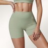 Anna-Kaci Active Women's High Waist Biker Shorts with Seamless Waistband and Compression Fit - 2 of 4