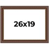 PosterPalooza | Traditional Brown Picture Frame - UV Acrylic, Backing Board, Hanging Hardware Included - 2 of 4
