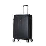 DUKAP Crypto Lightweight Hardside Large Checked Spinner Suitcase