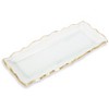 Classic Touch Glass Oblong Tray with Gold Edge - 14"L x 7"W - 3 of 3