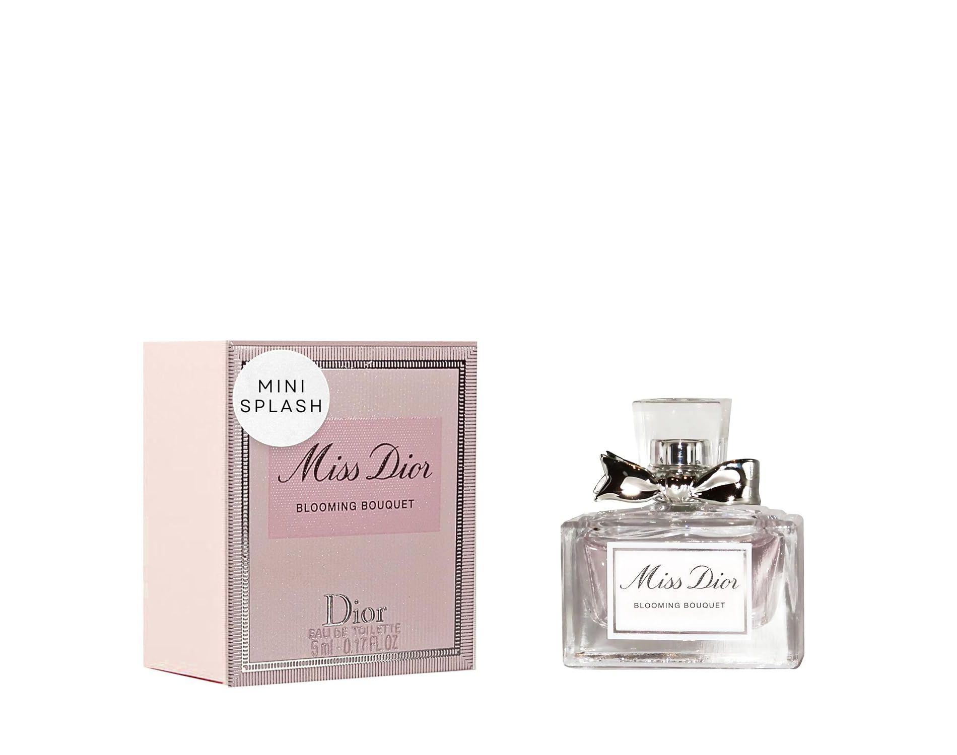 Christian Dior Miss Dior Blooming Bouquet Eau de Toilette Mini for Women, Travel Size Fragrance, 0.17 Oz
