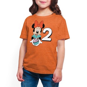Girls' - Disney - Minnie Birthday 2 Short Sleeve Graphic T-Shirt - 1 of 4