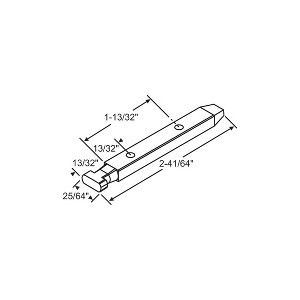 Brixwell 62-828 T Head Pivot Bar - 1 of 2