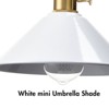 CLAXY Modern Industrial Mini Pendant Light Kitchen Island White - 3 of 4
