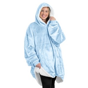 Adult Bare Homey B-Cozy Fleece Wearable Blanket - 1 of 4