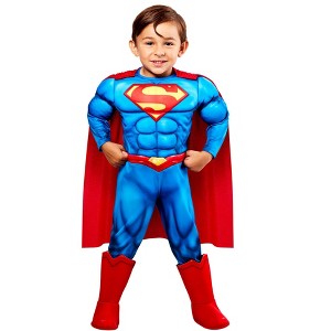 Rubies Superman Toddler Boys Muscle Chest Costume - 1 of 4