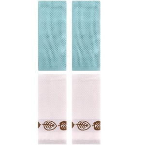 REGALWOVEN 4 Pcs Waffle Soft Absorbent Cotton Hand Towel - 1 of 4