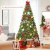 Tangkula Artificial Christmas Tree PVC Hinged Spruce Xmas Tree with Branch Tips - 4 of 4