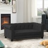 LAOTIES Elevated Dog Sofa Bed for Small And Medium Dogs,Modern Linen Pet Couch with Durable Frame And Cushion - 2 of 4