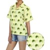 HAPPY BAY Women's Button Down Blouses Casual Summer Beach Party Short Sleeve Tropical Blouses Shirts Hawaiian Dresses for Women - image 2 of 4