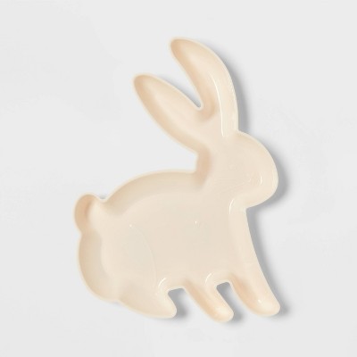 Easter Bunny Shaped Plastic Serving Tray - Spritz™