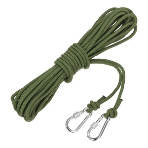 Unique Bargains Hollow Braided Polypropylene Anchor Rope with Hook for Marine Life Boat - 1 of 4