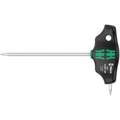 Wera 467 T-handle Screwdriver Torx HF Torx Wrench - Tip Size: T8