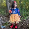 PATPAT Disney Princess Toddler Girl Snow White Floral Apple Puff Sleeve Dress - 2 of 4