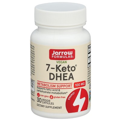 Jarrow Formulas, Inc. 7-Keto Dhea 100 mg 30 Veg Caps.
