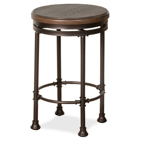 Casselberry Swivel Backless Round, Counter Height Backless Swivel Bar Stools