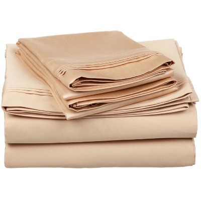 thumbnail image 2 of Royal Tradition 650 Thread Count Solid Sheet Set – Soft Cotton Blend With 22" Super Deep Pocket 2 of 4