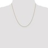 Black Bow Jewelry 0.9mm 10k Yellow Gold Solid Cable Chain Necklace - 2 of 4