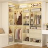 Aheaplus Corner Closet Organizer System with 2 Drawers - 2 of 4