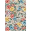 Floral Washable Bugs Boho Flower Area Rug Non Slip Thin Living Room Botanical Colorful Floor Carpet Runner for Kitchen Hallway - 2 of 2