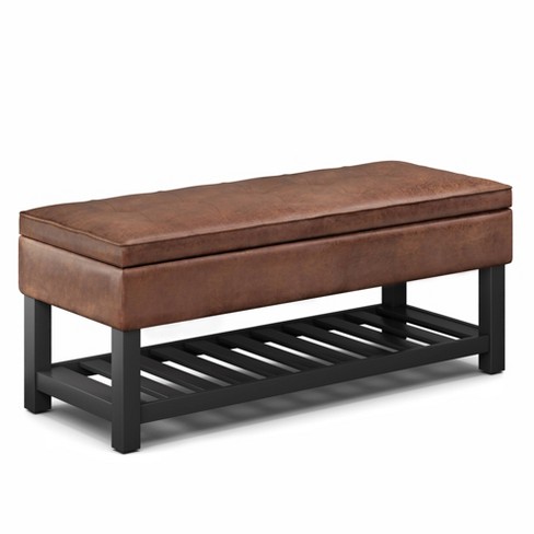 Threshold essex hot sale storage ottoman