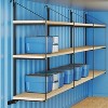 COZONY Heavy-Duty 3-Tier Steel Shipping Container Shelving Bracket, 22"x60", 1100 lbs Capacity, Hanging Storage Rack for Containers & Garages - 2 of 4