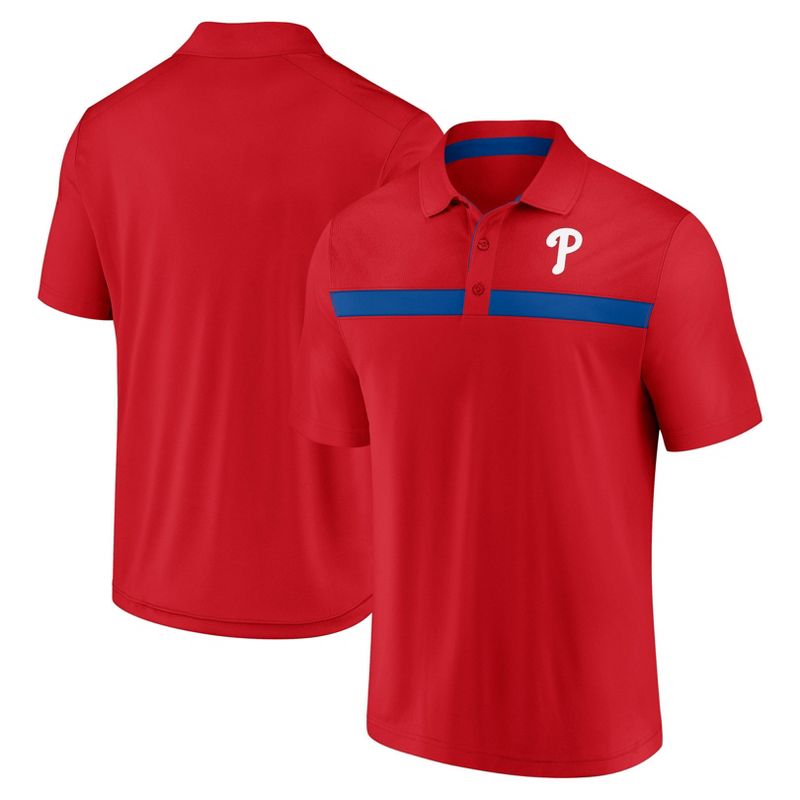 MLB Philadelphia Phillies Men's Polo T-Shirt, 1 of 4