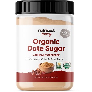 Nutricost Organic Date Sugar (1LB) - USDA Organic, Vegan, GMO-Free. Pantry - 1 of 4
