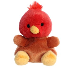 Aurora Mini Aspen Turkey Palm Pals Adorable Stuffed Animal Brown 5" - 1 of 4