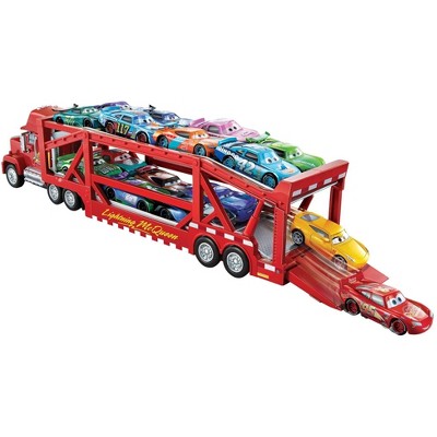 disney pixar cars launching mack transporter