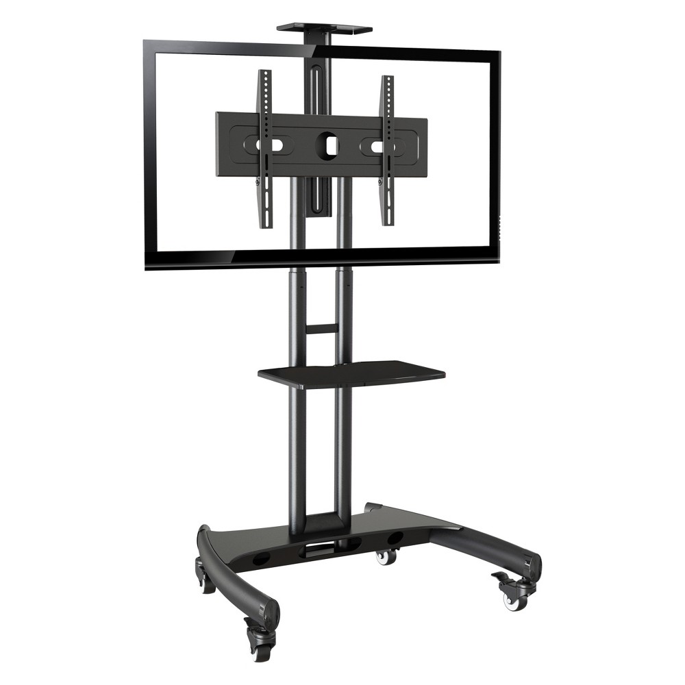 Photos - Mount/Stand Standard Flat Panel TV Stand for TVs up to 70" with AV Cart Range Black 