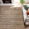 Modern Braided Print Area Rug, Washable Living Room Rug, Non Slip Low Pile Soft Carpet for Dining Room, Home Office - 2 of 4