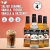 Syruvia Coffee Flavors Variety Pack: Salted Caramel, Vanilla, French Vanilla & Hazelnut 25.4 fl oz Syrup - 2 of 4