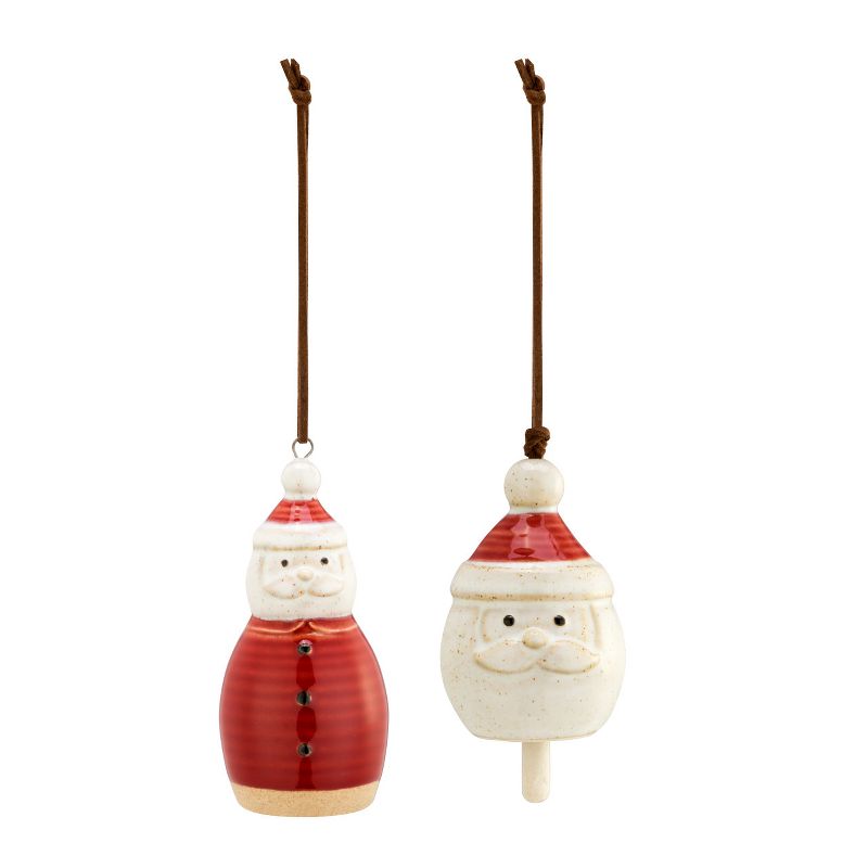 DEMDACO Snow Day Santa Ornaments - Set of 2, 1 of 3