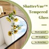 Beautyolove 16"L x 24"W Arched Bathroom Mirror Wall Mounted Mirror - 4 of 4