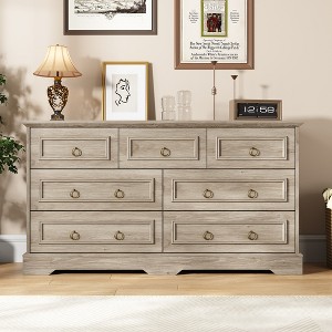 Vintage Design Wooden Farmhouse 7-Drawer Dresser - 1 of 4