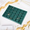 Unique Bargains 30 Grid Jewelry Tray Stackable Tray Showcase for Rings Earrings Necklace Bracelet Pendants 1 Pc - 2 of 4