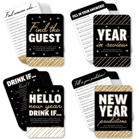 Big Dot Of Happiness Hello New Year - Nye Party Game Scratch Off