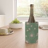 H Miller Ink Illustration Make A Wish Dandelion Pattern Wine Chiller - 2 of 2