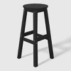 WestinTrends Malibu 24" All Weather Hdpe Outdoor Patio Round Backless Counter Stool - 4 of 4